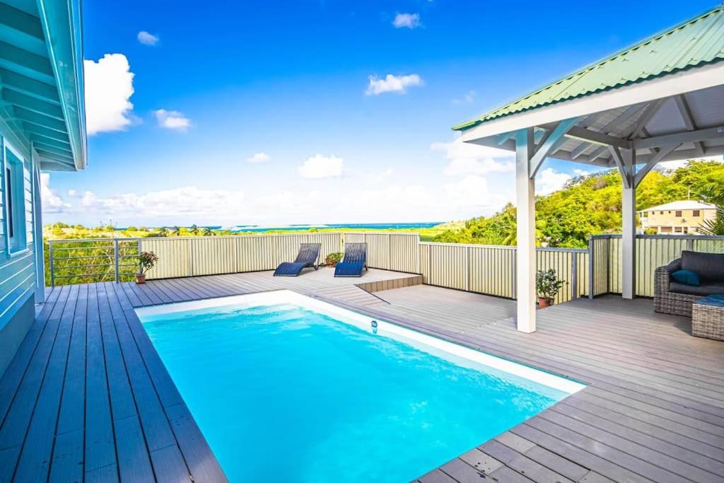 Magnifique Villa Piscine, Vue Mer, 8 Km Plages Le Francois Luaran gambar